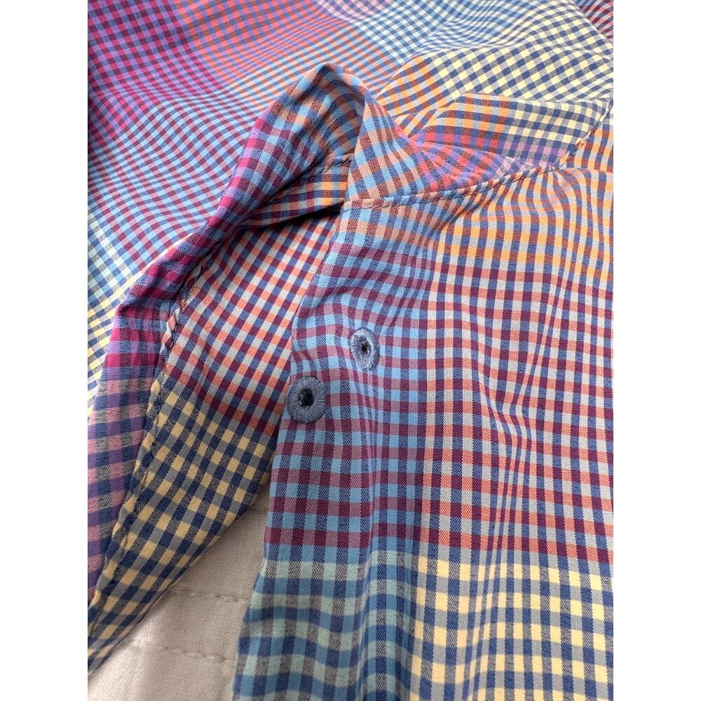 Tommy Bahama Siesta Key Men’s Shirt XL Paloma Plaid Long Sleeve - Picture 7 of 14